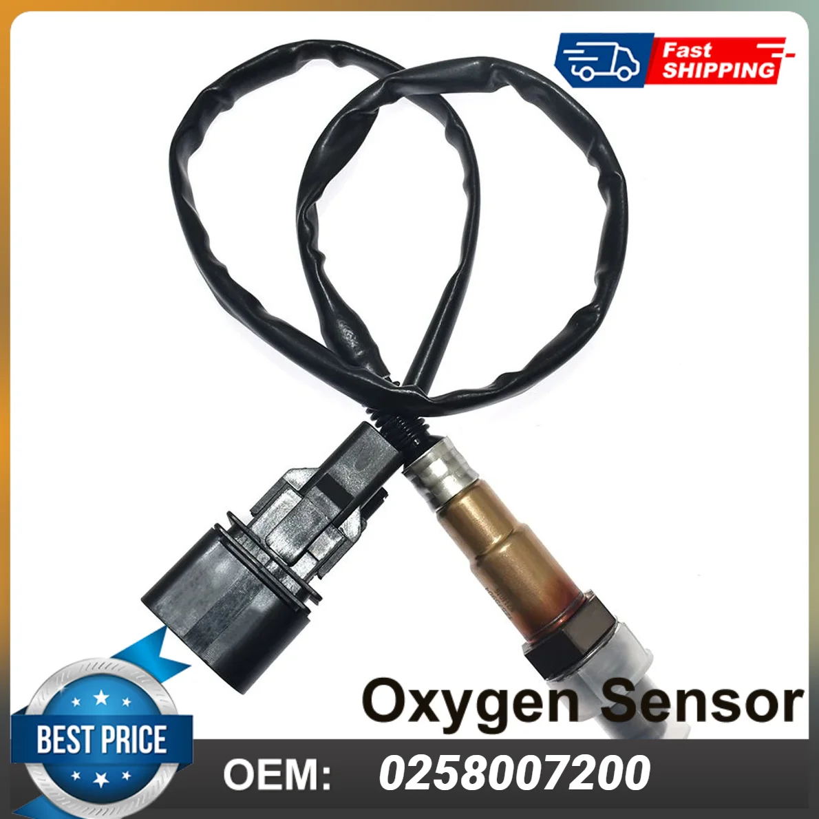 1PCS Oxygen Sensor 0258007200 12575904 For Chevrolet Omega, Holden Calais Caprice Commodore Statesman