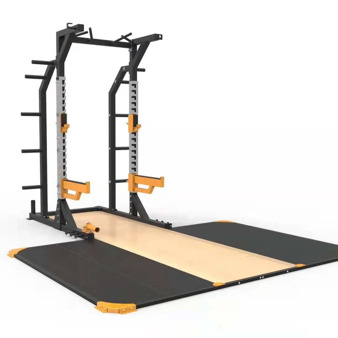 Floor Protector Rubber and Wood Material GYM Deadlift Platform for Weightlifting