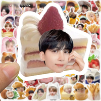 KPOP Korean Idol 17 Stickers S COUPS JEONGHAN JOSHUA JUN HOSHI VERNON DINO Food Avatar Surrounding Decoration Ledger Stickers