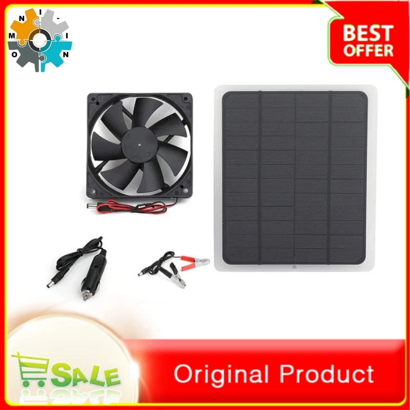 Omni-em 20W Painel Solar e Fan Kit