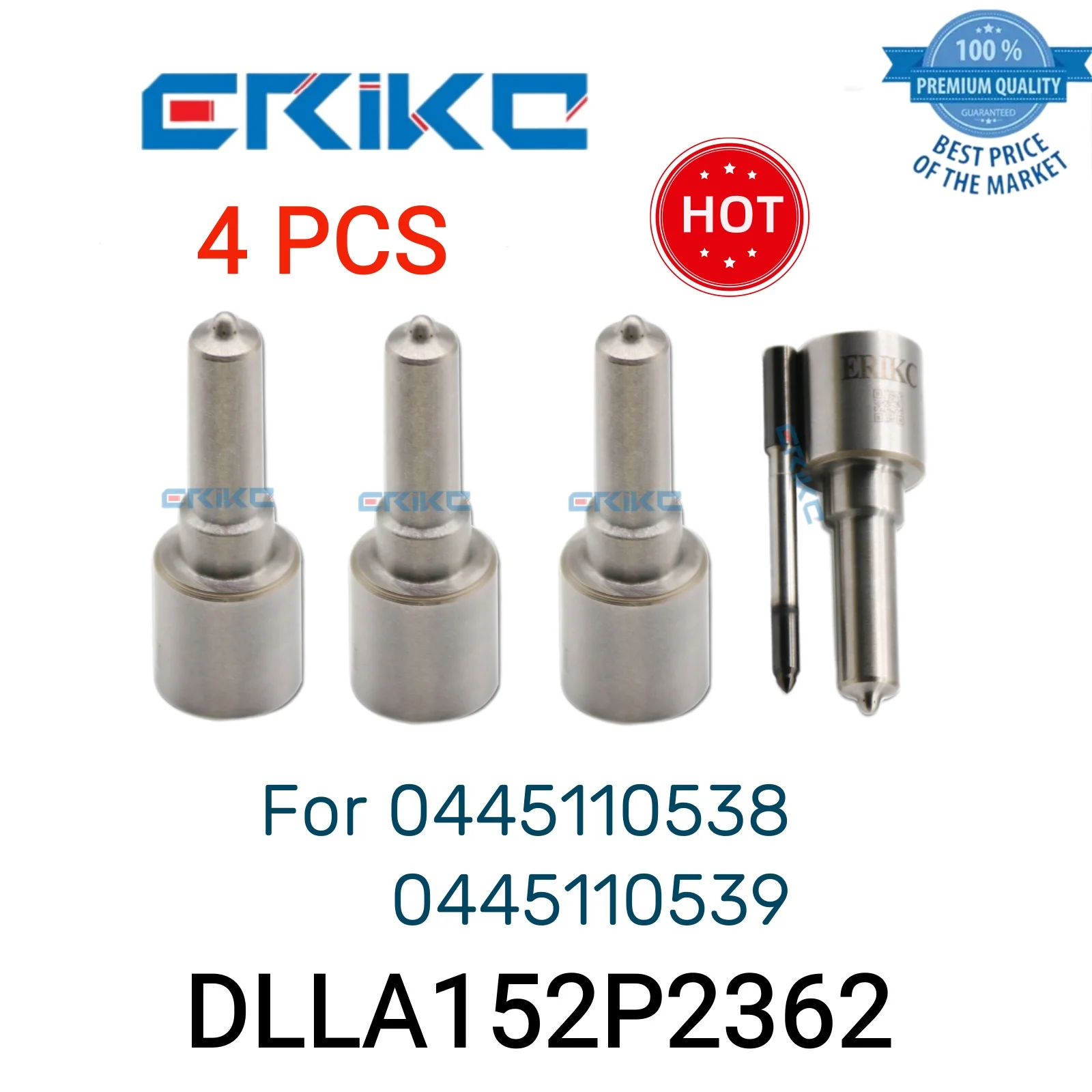 

4 PCS DLLA152P2362 Fuel Nozzle Injector 0 433 172 362 DLLA 152 P 2362 Original Automatic Nozzle DLLA 152P2362 for 0445110538 539