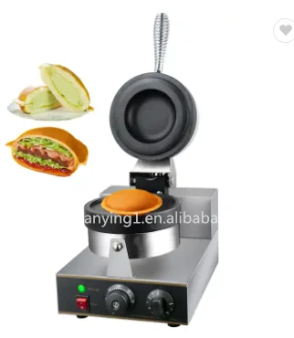 Electric Burger Waffle Maker, Multifunctional Ice Cream Ufo Press, Non-Stick Plates, 3-in-1 Kitchen Appliance