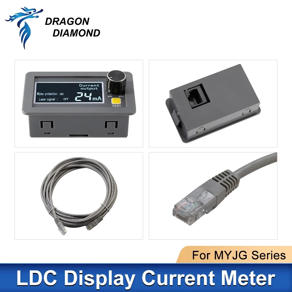 LCD Display Current Meter External Screen Laser Engraver For MYJG HY Series 60W 80W&100W &150W Laser Power Supply