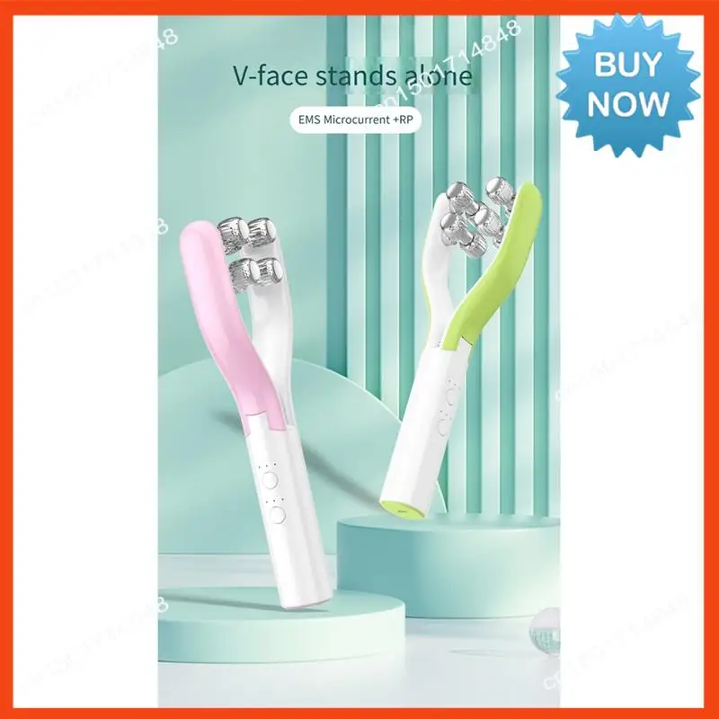 BISM EMS Microcurrent Roller Face-Slimming Artifact V-Face Beauty Gesichtsmassagegerät zum Straffen und Heben des Gesichts