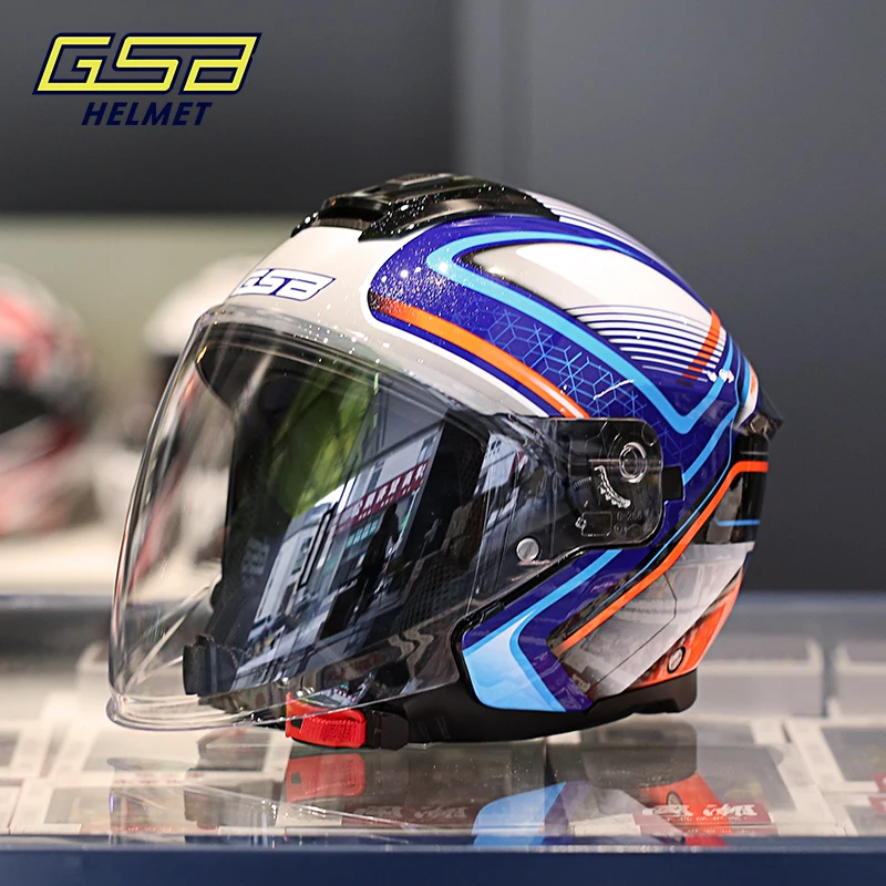 

GSB G-268 Мужской мотоциклетный полушлем Летний мотоциклетный шлем для женщин g268 casco moto DOT Сертификация ECE