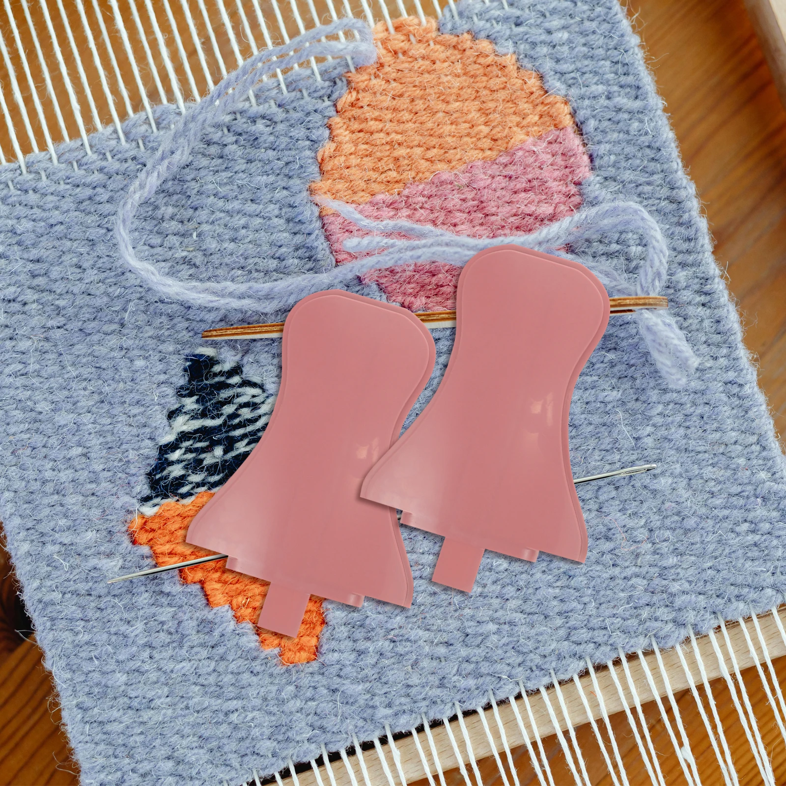 

Knitting Machine 1 Set Plastic Needles Small Knitting Supplies Set Tools Yarn Holder H Cranked Supplies Crochet Kit