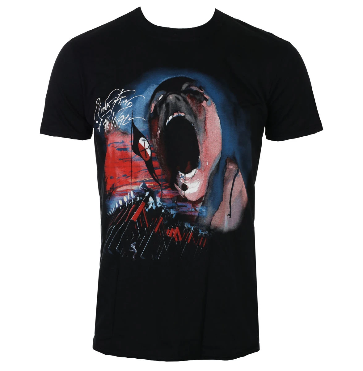 Seltenes Sommer Pink Floyd Grafik-Baumwoll-Band-T-Shirt Unisex Sommer Kurzarm Mode Marken-T-Shirt Luxus Casual Vintage Tee – Detail 3