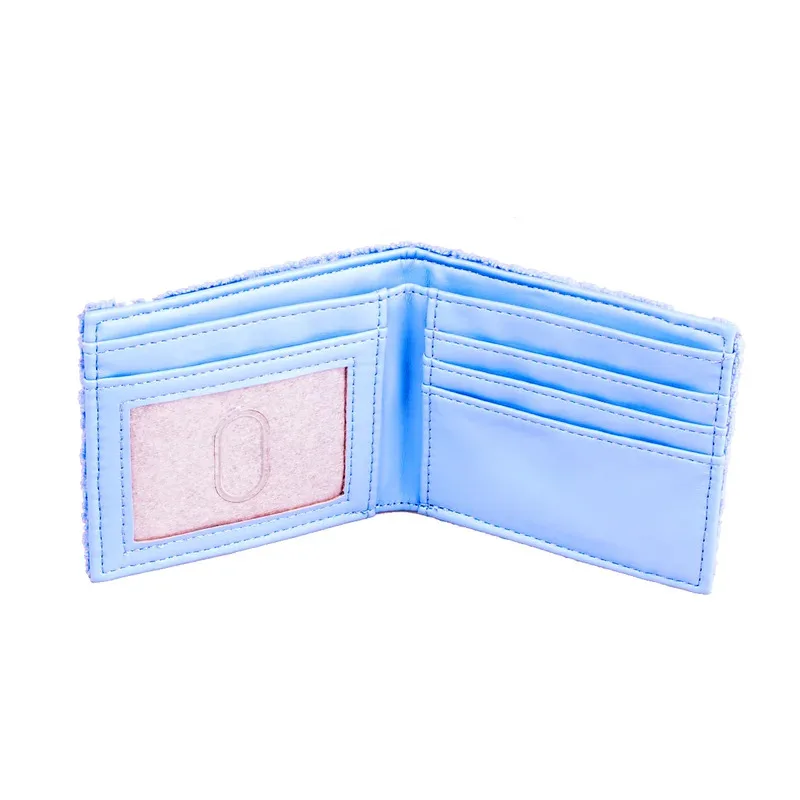 Paño de toalla corto, divertido y sencillo, anime bordado, billetera de moda, diseñador, tarjetero personalizado