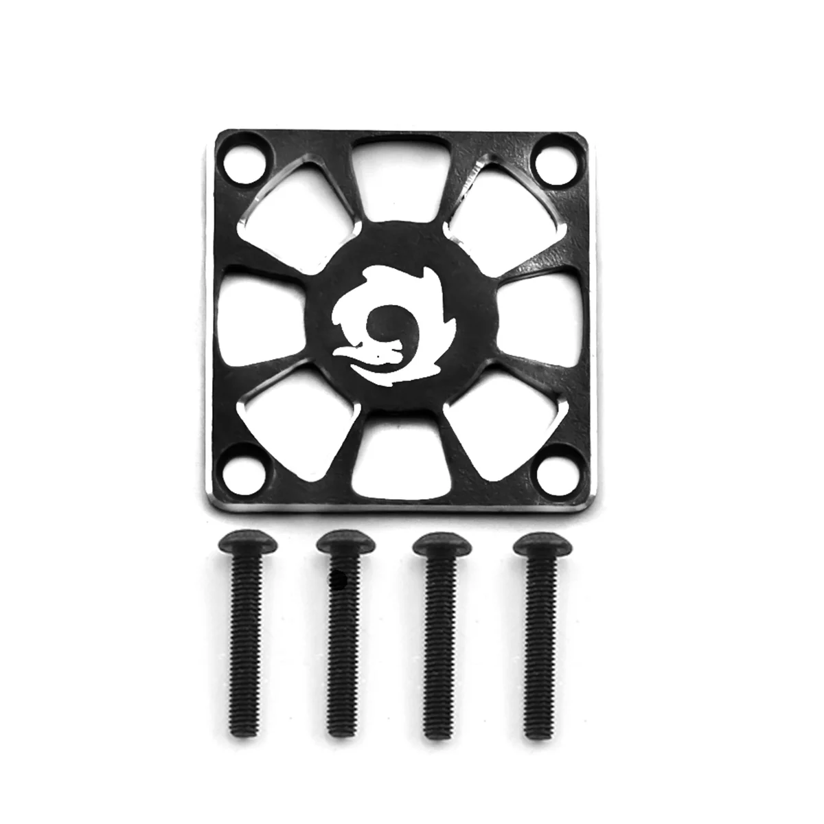 Aluminum Alloy Cooling Fan Cover 30X30mm for RC Motor ESC Electric Regulating Fan Protection Cover, Black