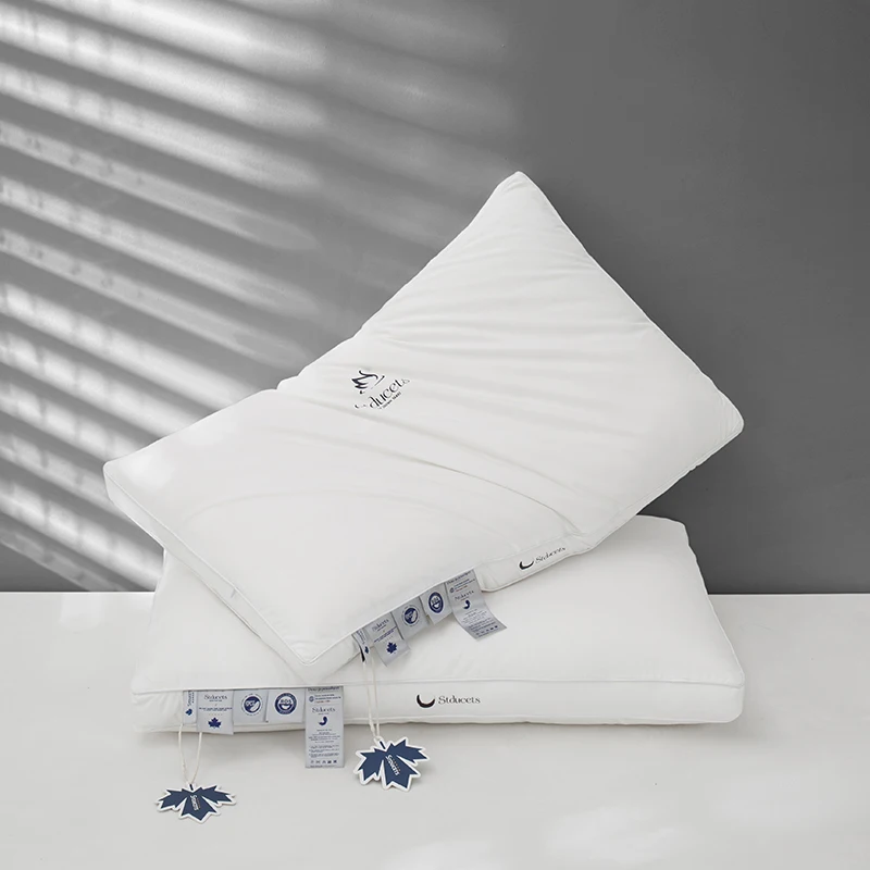 95 White Goose Down Sleeping Pillow Luxury Comfortable Hotel Bed Pillows
