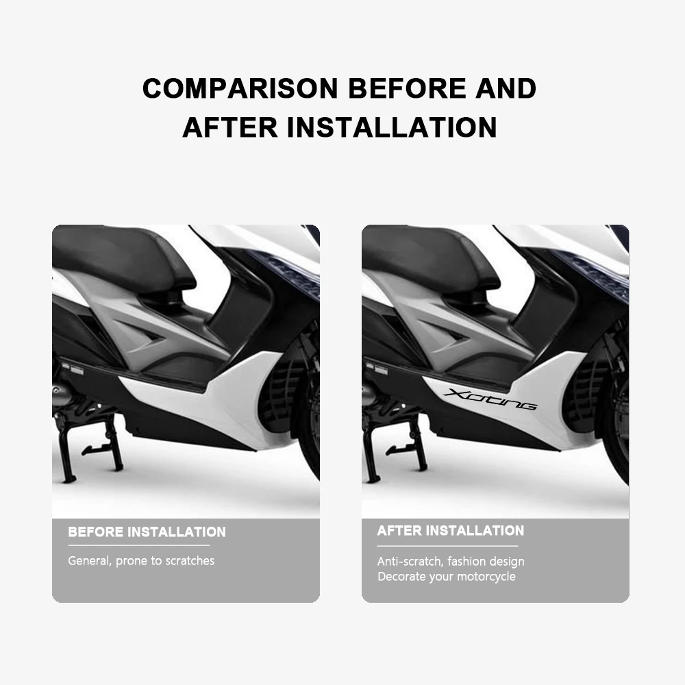 Motorcycle Front Stickers Waterproof Decal For Kymco Xciting 400i Xciting 250i 300i 500i 250 300 400 500