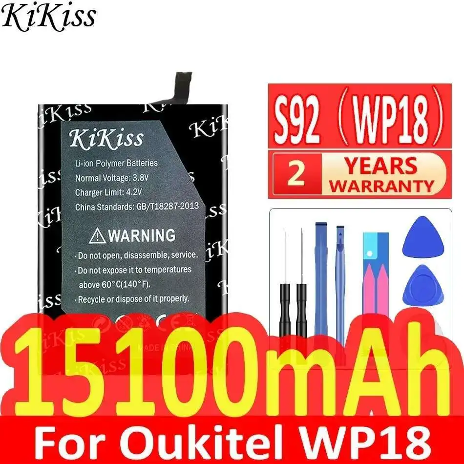 

S92 WP18 High Capacity For Oukitel 15100Mah Mobile Phone Battery Environmentally Friendly