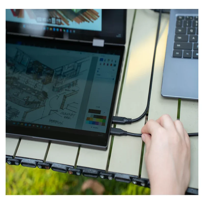 

Расширенный экран для ноутбука F15Pro, удлинитель экрана Hdr Ips, дисплей 1080p Fhd Usb-c, 15,6-дюймовый двойной портативный игровой дисплей для Ps5