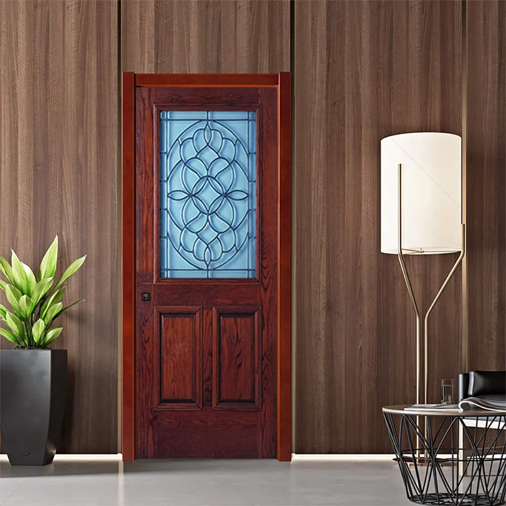 Red Retro Wooden Door Sticker Chinese Style New House Decoration Sticker Book PVC Waterproof Self-adhesive Wall Sticker