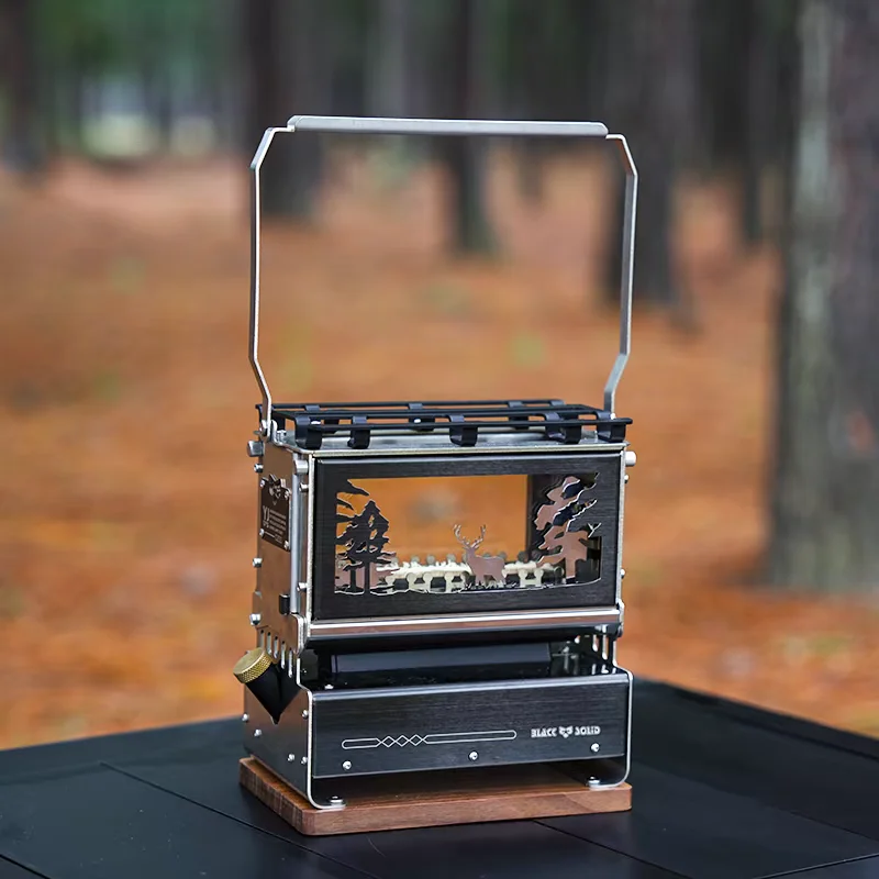 

Kerosene Lamp Observation Furnace 304 Stainless Steel Mini Desktop Oil Lamp Stove Viewing Portable Handheld Kerosene Stove