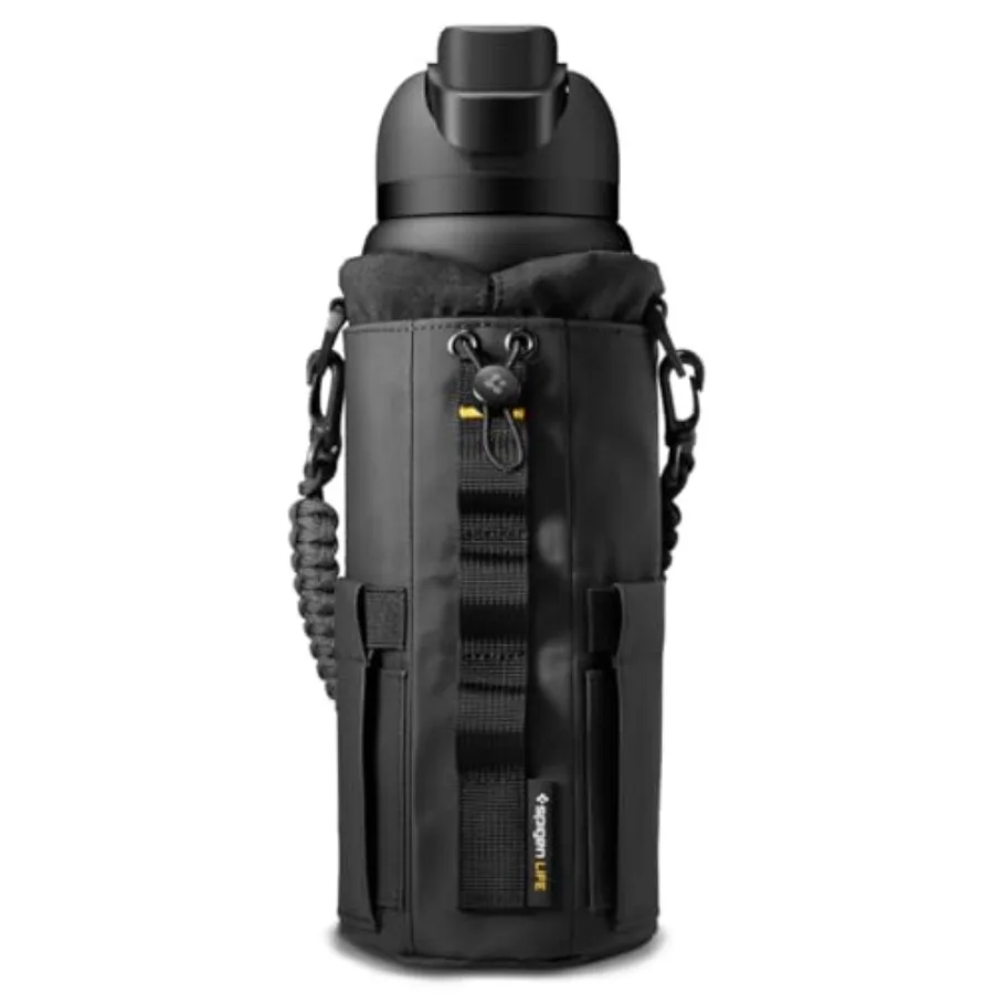 

Life Magnetic Gym Bag for Men Tumbler Carrier Holder Bag for 20oz 40oz Water Bottles w/Molle System Phone Pocket Drawstring/Cor