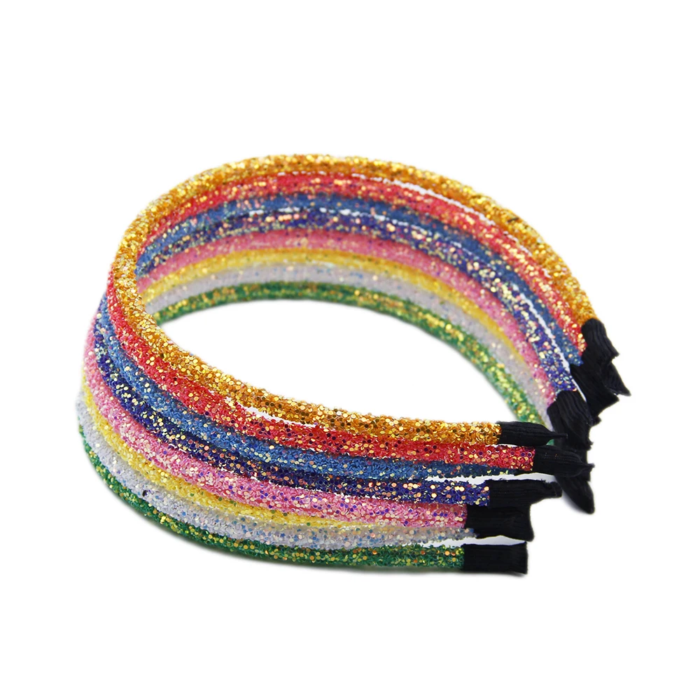 1 Pcs Shiny Rhinestone Headband For Girls Multicolor Hair Band Hoop Bezel Hair Accessories Headwear,1Yc18062