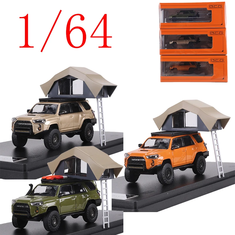 

GCD Diecast 1/64 Scale Toyota Alloy Model Cars Toyota Light Modified Off-road Play with The Gift Original Box of Toy Cars