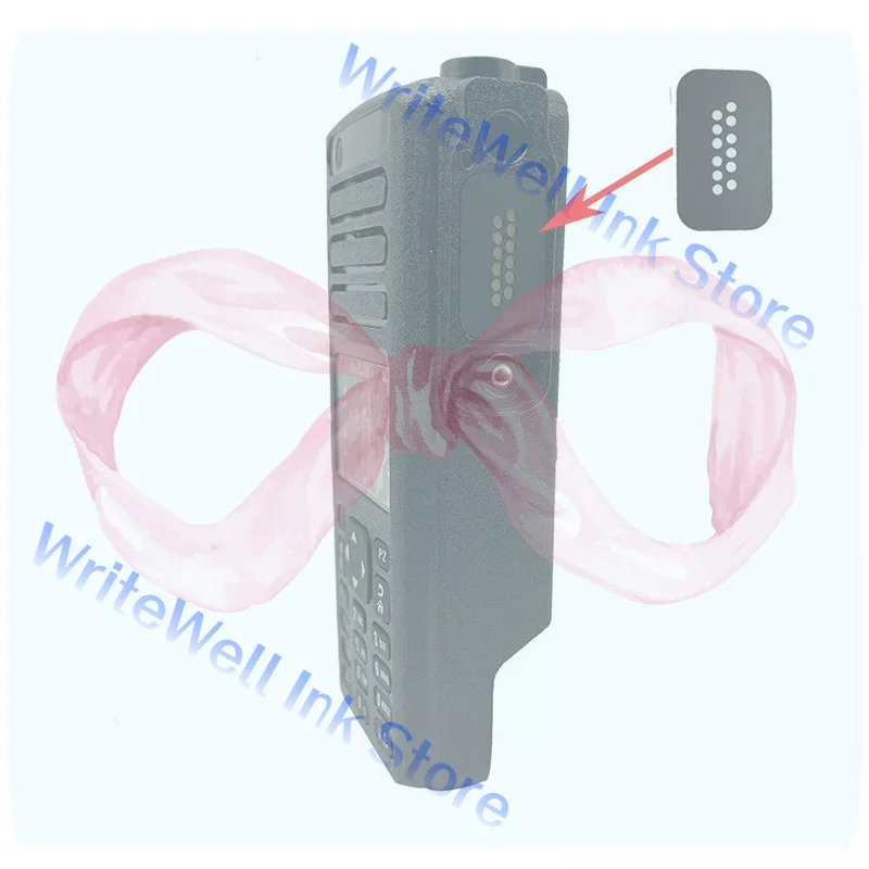 

10 шт. гибких этикеток для кабелей динамиков для XPR7350, XPR7550, DGP8550, DP4800 и т. д. Наклейка-коннектор для бокового кабеля рации