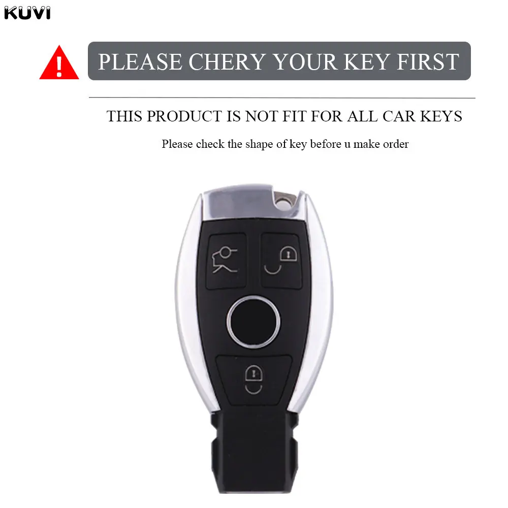 TPU Car Key Case Cover Shell Fob Keychain For Mercedes Benz A B C E R Class GLS GLA GLK GLC CLS CLA AMG W204 W205 W212 W463 W176