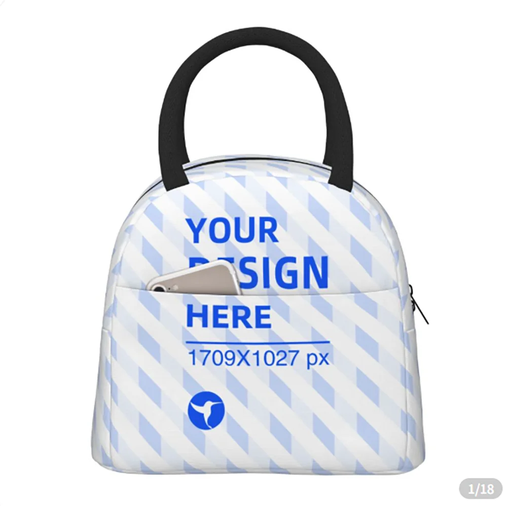 Maßgeschneiderte Lunchtaschen, isolierte Bento-Box, wasserdichte Lunchtasche, Picknicktaschen, Kühltasche für Damen, Kinder, Schule