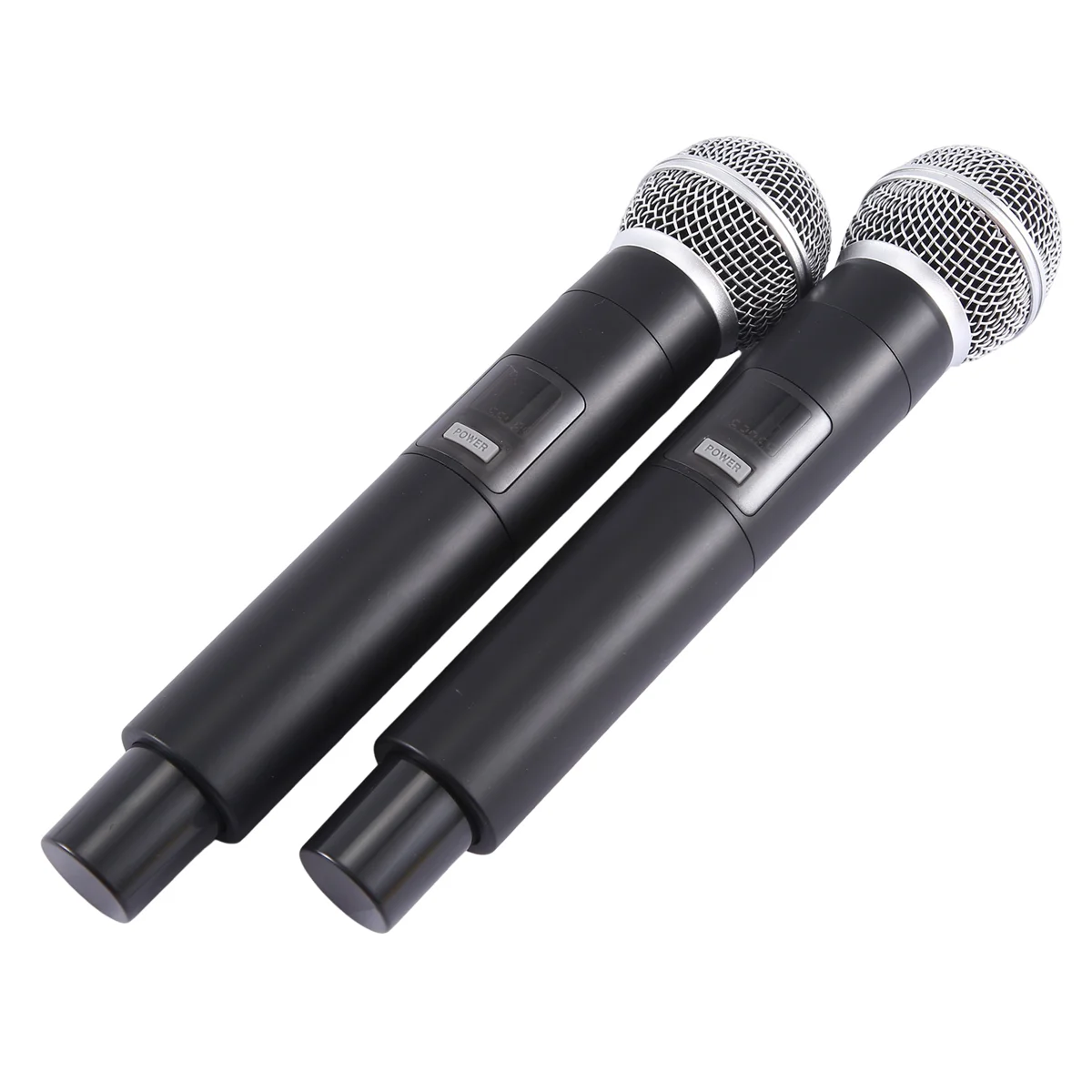 Micrófono eficiente Sistema UHF profesional inalámbrico Micrófono de mano Enchufe estadounidense