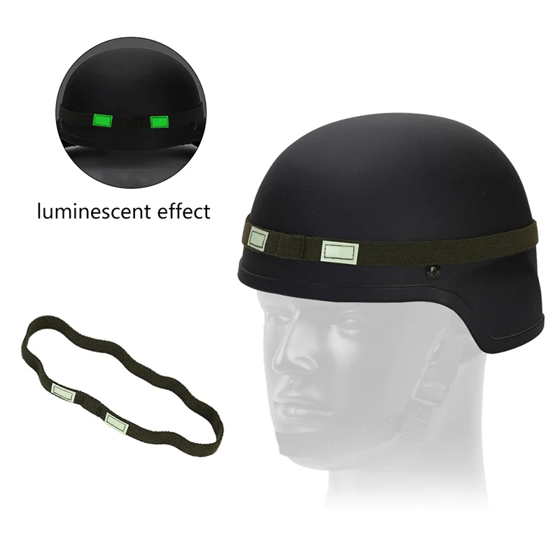 1Pcs Tactical Helmet Straps Outdoor Reflective Helmet Strap Elastic Band ForMICH M88 Helmet Strap Hunting Helmet Accessories