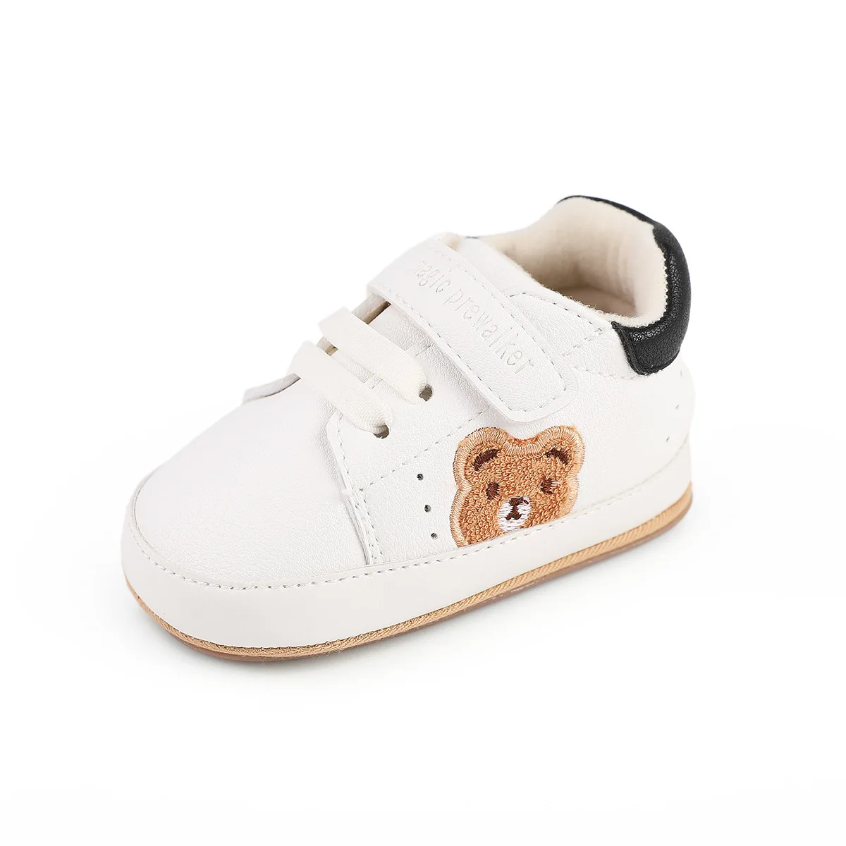 Frühling und Herbst Niedliche Bärenmuster Sportschuhe 0-12 Monate Baby Weiche Sohle Rutschfeste Sneaker – Detail 14