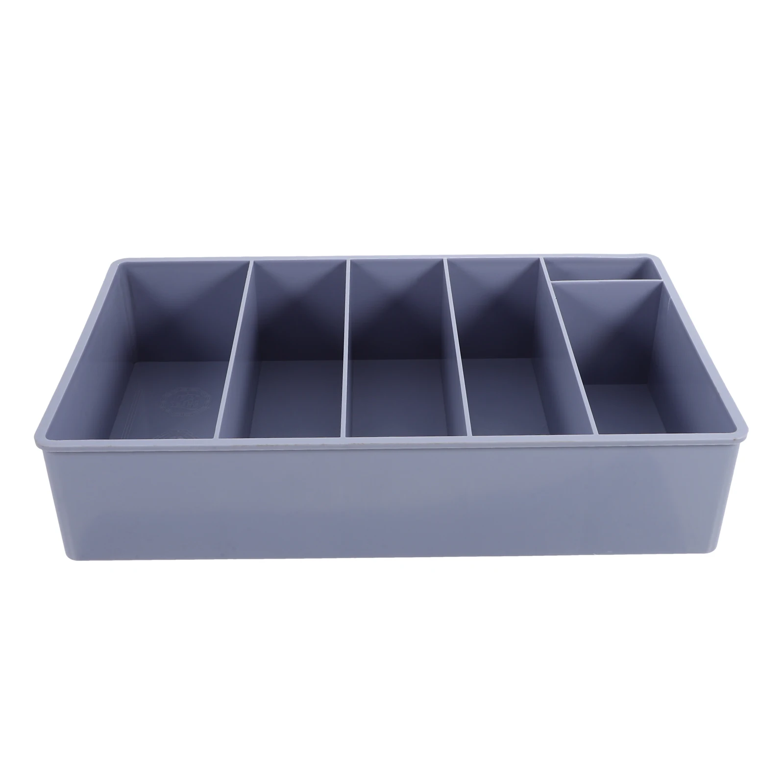 

Vertical Cash Box 5 Compartments Gray Desktop File ganizer Money Tray Coin Storage Solution For Supermarkets Bakeries