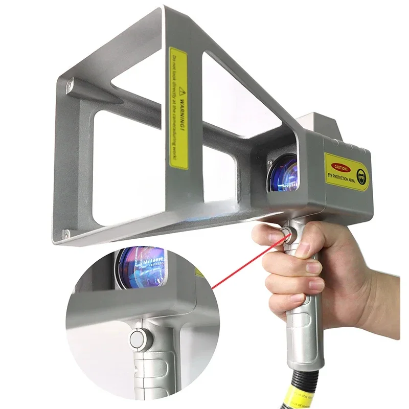 

20W 30W 50W Portable Handheld Engraving Marker Logo Fiber Marking Machine to Wood Metal Plastic