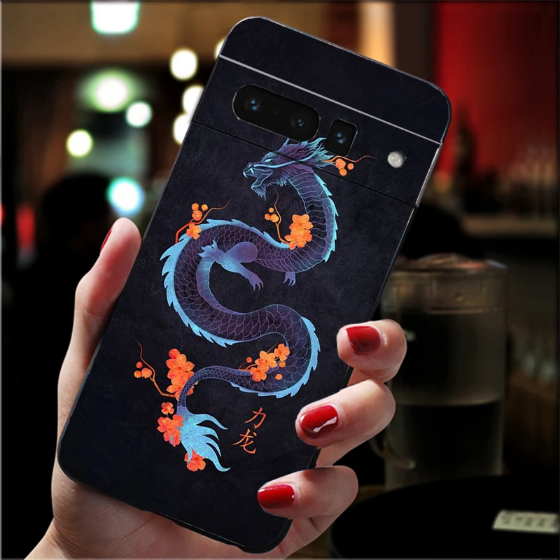 Dragon Art Phone Case For Google Pixel 10 9 Pro XL 9A 8 7 6 Pro Pixel 8A 7A 6A Pixel 8 7 6 5