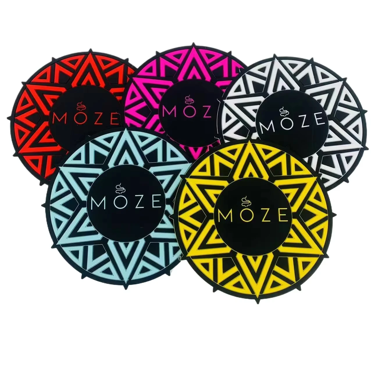 

Moze Bowl Coaster Anti-Fall Hookah Mat – Silicone Pad Prevents Water Pipe Tipping, Heat-Resistant & Easy Clean