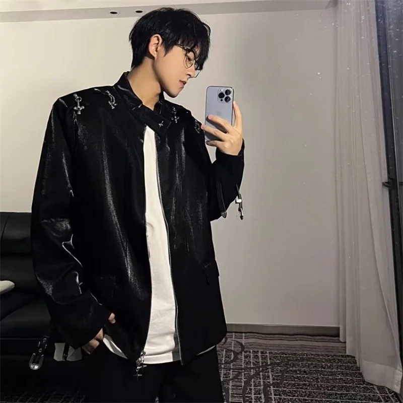 

Мужская куртка-бомбер в американском стиле, классическая, осенне-зимняя, для студентов, из шерсти, с утеплителем, в университетском стиле, для бейсбола и спорта