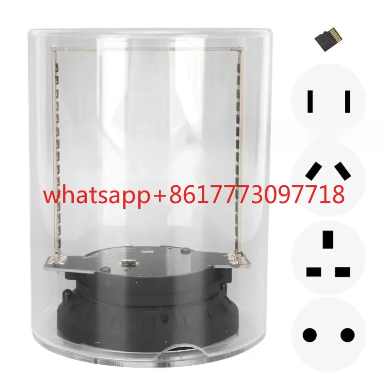 

3D Hologram Fan 1080x160P 160 LEDs 3.9inch Diameter WiFi APP 3D Advertising Player for Business Store Shop Bar