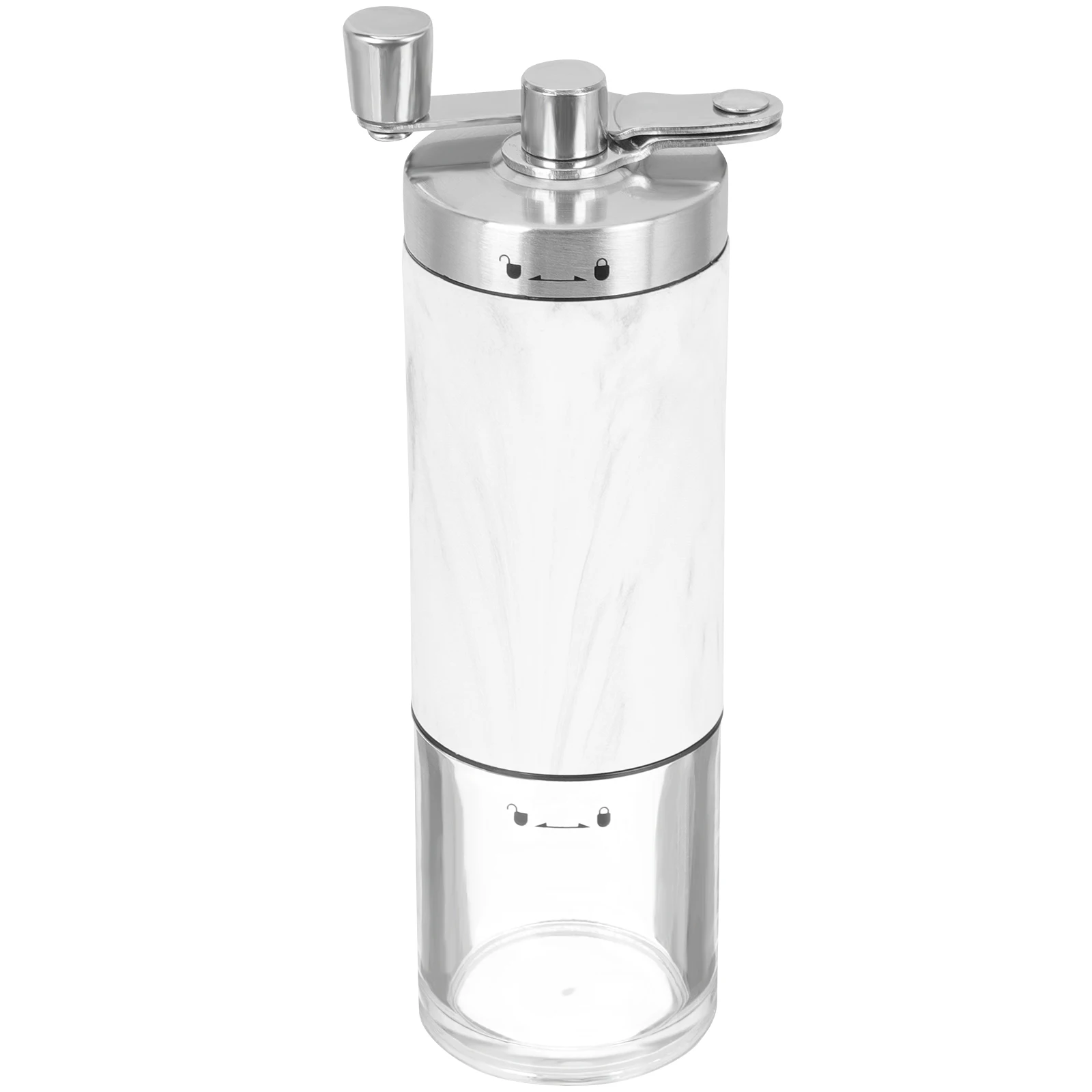 

Manual Coffee Grinder Stainless Steel Ceramic Portable H Crank Bean Mill Compact Size Great Indoor Outdoor Use Grind Coffee Salt