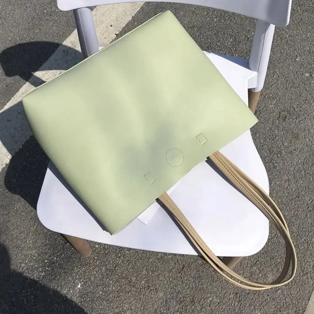 أنيقة الحد الأدنى تصميم تحت الإبط حمل حقيبة بلون بو الجلود الحلو حقيبة كتف الكورية نمط سستة حقيبة يد فاخرة في الهواء الطلق