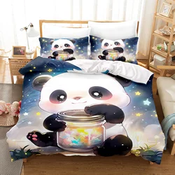 Panda Duvet Cover Set Comforter Bedding Sets 3d Children'S Bedding Set Twin Size King