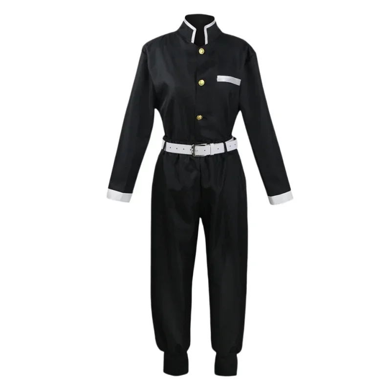 Anime Agatsuma Zenitsu Cosplay Costume Kimono Halloween Clothes Party Uniform Wig Women Kids