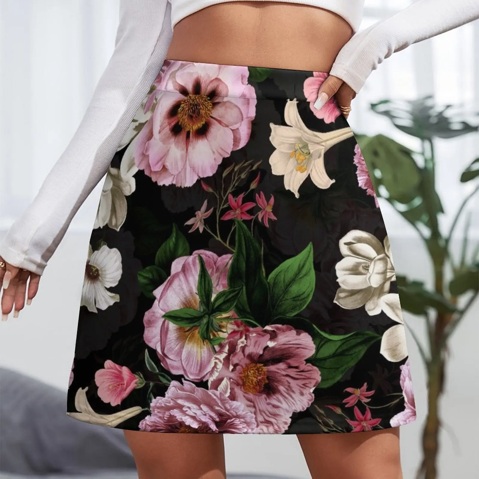 Baroque Blossoms Mini Skirt short skirt for women kawaii clothes kawaii skirt new in clothes