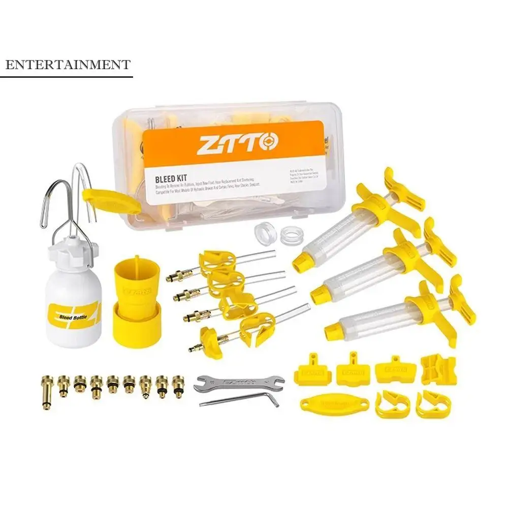 أداة إصلاح الفرامل ملء أداة مشتركة مكبح قرصي النفط تنزف عدة الفرامل أداة إصلاح الفرامل تنزف محولات مجموعة دراجة القرص الهيدروليكي #1