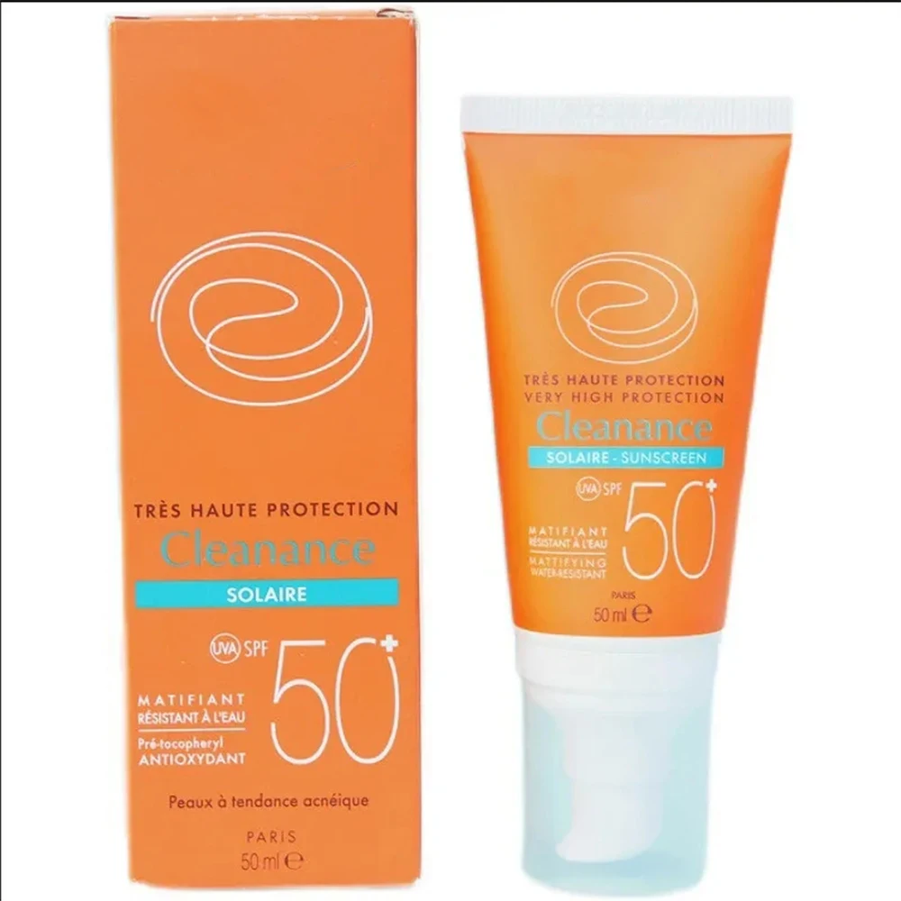 Protector solar solar SPF50+PA++, limpieza facial o corporal para aceite, acné, piel, refrescante, doble cuidado, Control de aceite, 50ml