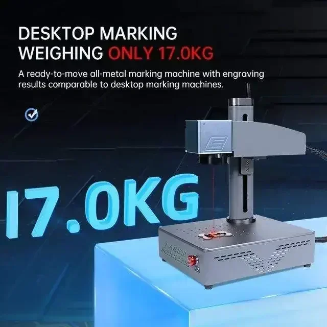 Industrial DAJA S4 20W Desktop Fiber  Marking Machine Fiber Printer Metal Jewelry Engraver  For All Metals