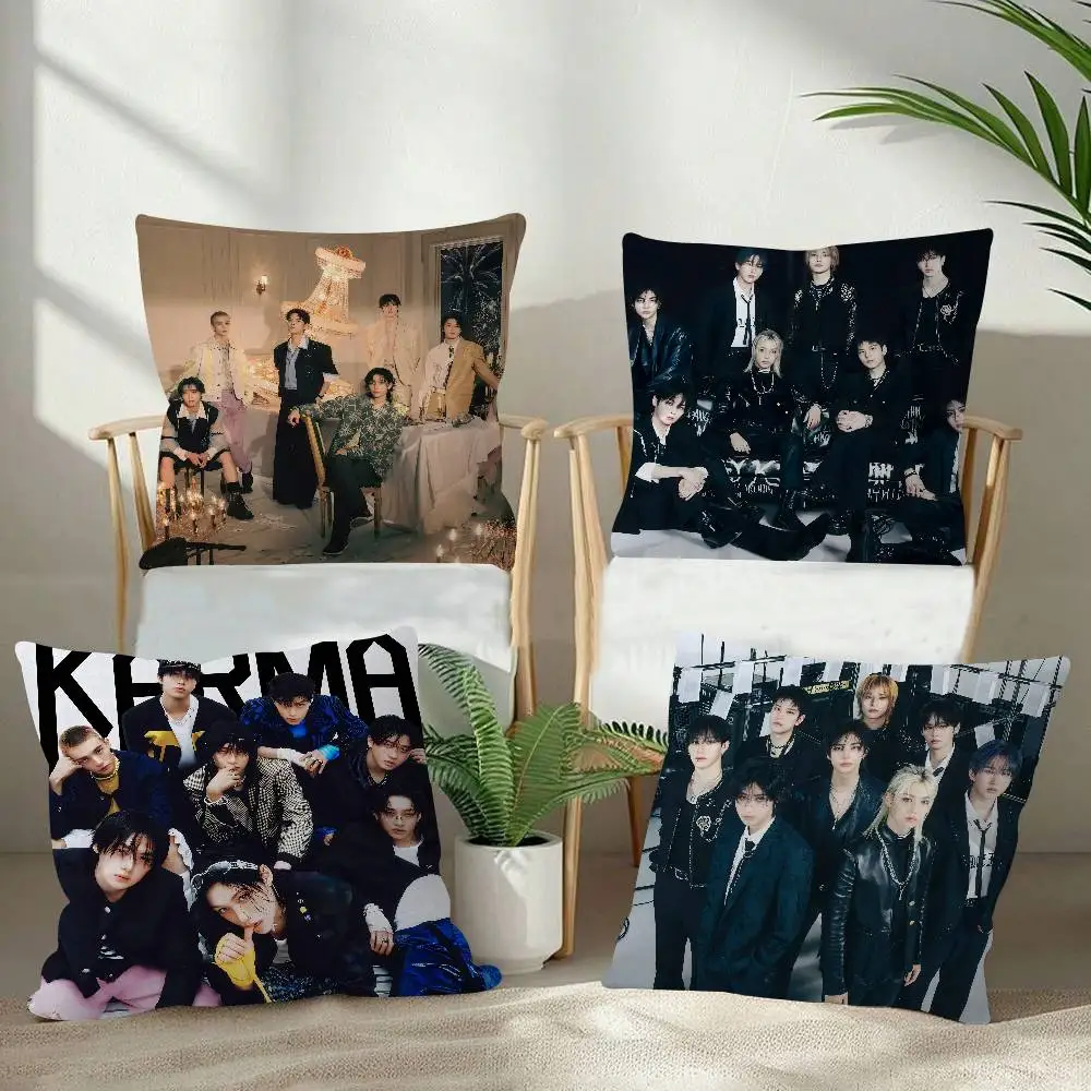 Pillow Gift Home Office Decoration Pillow Bedroom Sofa Car Cushion CoverPillow Case Kpop S-Stray COOL K-Kids