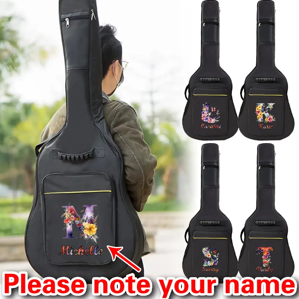 

Персонализированная регулируемая сумка для гитары с наплечным ремнем, водонепроницаемая и пылезащитная, для выступлений