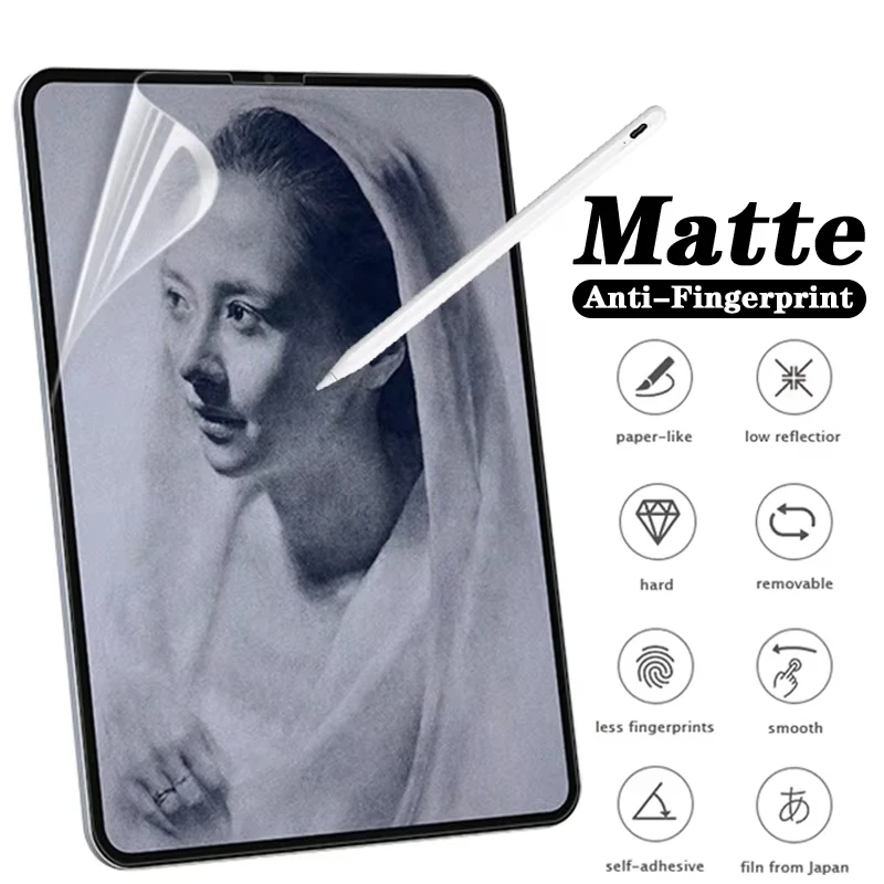 Paper Film Like Screen Protector For iPad 10th Generation Air 5 4 10.9 Pro 11 12.9 2022 ipad Mini 6 5 7th 8th 9th 10.2 Paperfeel