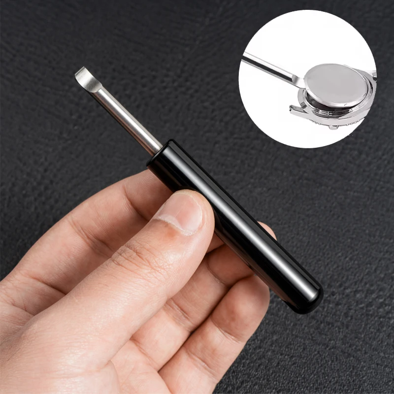 1pc Multi-purpose Watch Repair Tool Watch Opener Pry Knife Watch Back Case Opener Removal Tool for Replacement Battery