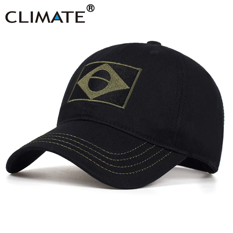 CLIMATE Brazil Flag Baseball Men Cool Military Cap Caps Men Brazil Country Flag Camouflag Cool Hat Cap Men Hat Caps Sport