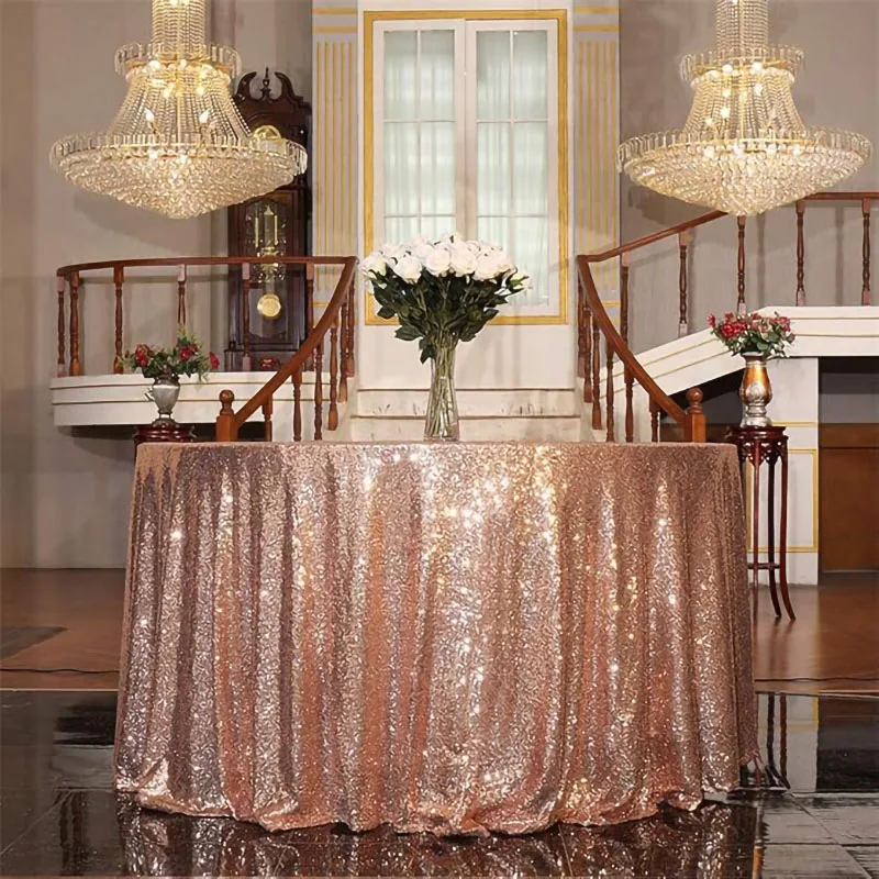 Sequin Tablecloth Curtains Sparkly Wedding Party Decorations Tablecloth For Baby Shower Birthday Christmas Photography Deco