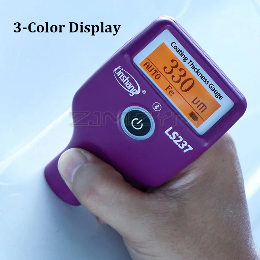 LS237 Car Paint Coating Thickness Gauge Meter for Auto Coating Thickness Measuring Range 3500um with Type-C Charge Function