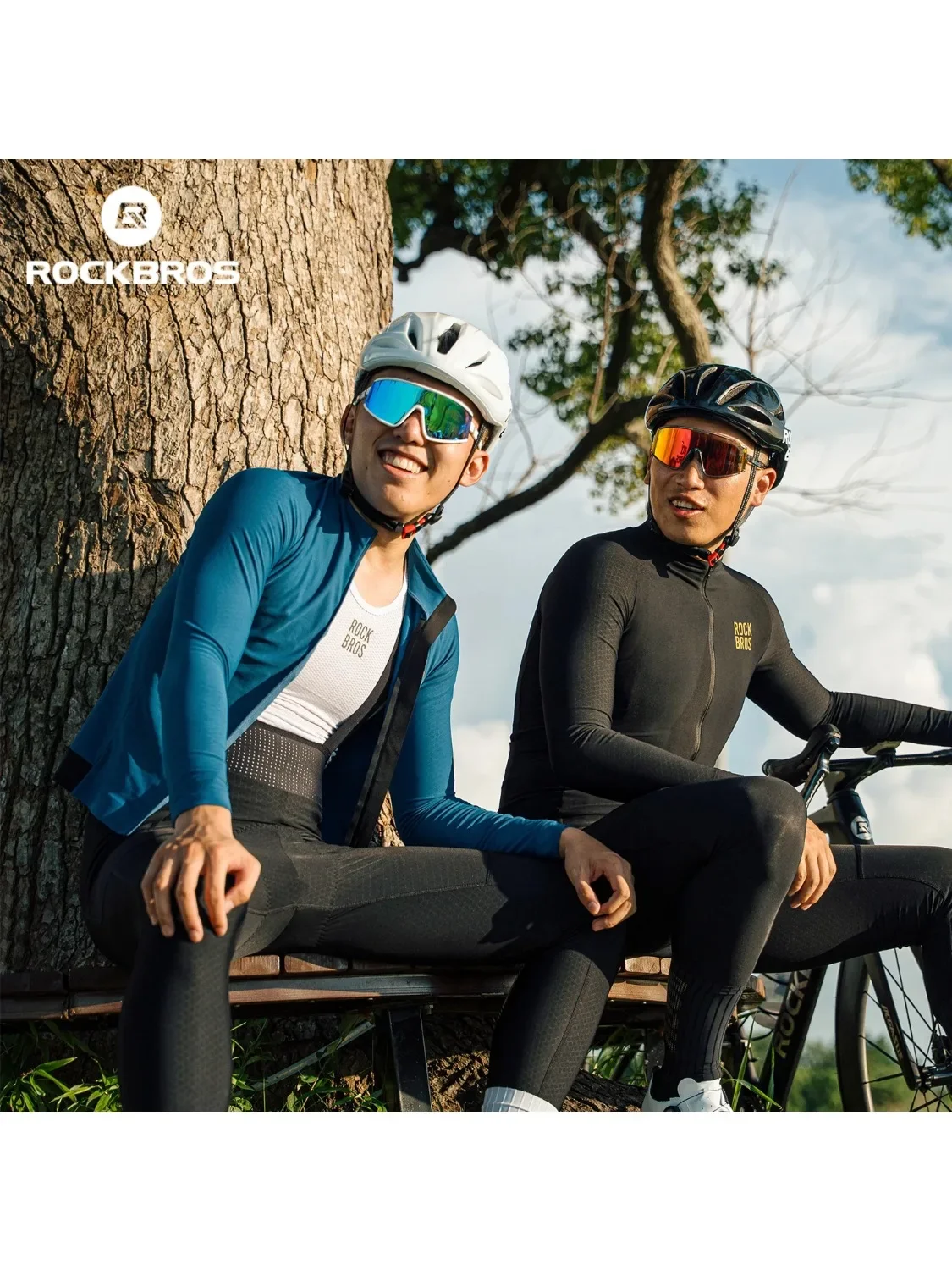 AliExpress ROCKBROS Winter Cycling Jersey Men High Elastic Diamond Thermal Fleece Bike Coat Non-Slip Comfortable Cycling Jacket Clothing